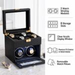 Aerion C404 2+8 Vertical Automatic Watch Winder with Storage, with Japanese Motor - Image 4