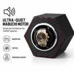Aerion S101 Luxury Single Hexagon Watch Winder Box for Automatic Watches - Image 3