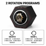 Aerion S101 Luxury Single Hexagon Watch Winder Box for Automatic Watches - Image 5