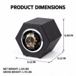 Aerion S101 Luxury Single Hexagon Watch Winder Box for Automatic Watches - Image 7