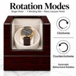 Aerion S105 Luxury Automatic Watch Winder Box, Japanese Motor - Image 4