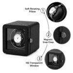 Aerion S104 Luxury Single Watch Winder for Automatic Watches, with Japanese Motor & LED - Image 5