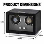 Aerion V301 Floating Vertical Automatic Watch Winder, Double Watch Winder Box - Image 7