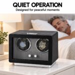 Aerion V301 Floating Vertical Automatic Watch Winder, Double Watch Winder Box - Image 2