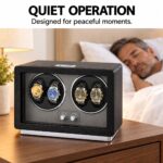 Aerion V302 Vertical 4 Watch Winder for Automatic Watches, Japanese Quiet Motor - Image 2