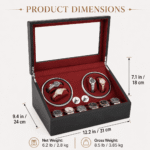 Aerion C403 4+6 Watch Winder with LED Light - Image 6