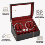Aerion C403 4+6 Watch Winder with LED Light - Image 5
