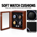 Aerion V304 Luxury 4 Watch Winder Tower for Automatic Watches, Japanese Quiet Motor - Image 5