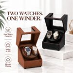 Aerion D201 Luxury Double Watch Winder, Automatic Watch Winder Box with Japanese Quiet Motor - Image 7