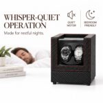 Aerion D201 Luxury Double Watch Winder, Automatic Watch Winder Box with Japanese Quiet Motor - Image 2