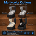 Aerion S102 Compact Single Watch Winder for Automatic Watches, with Japanese Quiet Motor - Image 5
