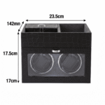 Aerion D203 Vertical Double Watch Winder with LED - Image 6