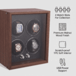 Aerion V304 Luxury 4 Watch Winder Tower - Image 5