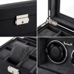 Aerion C404 2+8 Vertical Watch Winder with Storage - Image 3