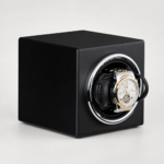 Aerion S103 Premium Texture Single Watch Winder Box for Automatic Watches, Japanese Motor