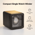 Aerion S104 Luxury Single Watch Winder with LED & Auto Stop - Image 4