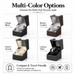 Aerion S102 Compact Single Watch Winder for Automatic Watches, with Japanese Quiet Motor - Image 4