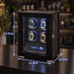 Aerion L502 Luxury Four Watch Winder with Touchscreen and LED Lighting - Image 7