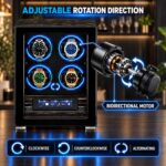 Aerion L502 Luxury Four Watch Winder with Touchscreen and LED Lighting - Image 2