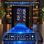 Aerion L502 Luxury Four Watch Winder with Touchscreen and LED Lighting - Image 3