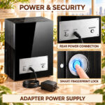 Aerion L504 Luxury 9-Watch Winder with Touchscreen and LED Lighting - Image 5
