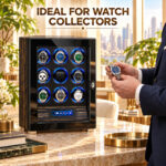 Aerion L504 Luxury 9-Watch Winder with Touchscreen and LED Lighting - Image 7
