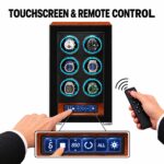 Aerion Premium 6 Watch Winder with Fingerprint Lock Ultra Quiet Motor LCD Remote Control - Image 5