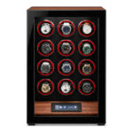 Aerion L505 Luxury 12-Watch Winder with Touchscreen and LED Lighting